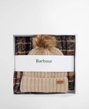 Saltburn Beanie & Tartan Scarf Gift Set