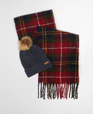 Saltburn Beanie & Tartan Scarf Gift Set