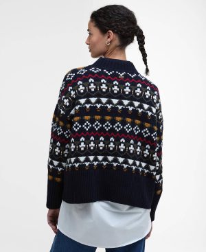 Larisa Fair Isle High-Neck Jumper
