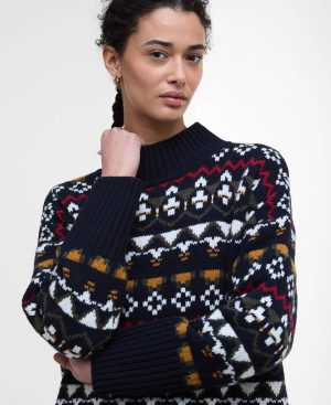 Larisa Fair Isle High-Neck Jumper