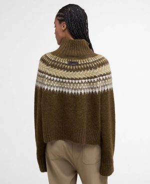 Lorrie Fair Isle Roll-Neck Jumper