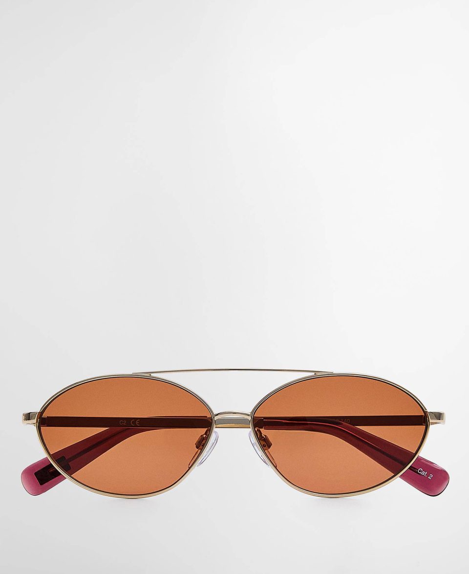 Oval Aviator Sunglasses