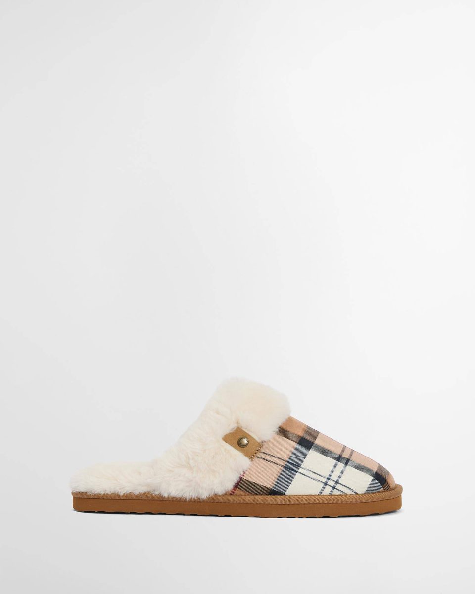 Claudia Tartan Mule Slippers