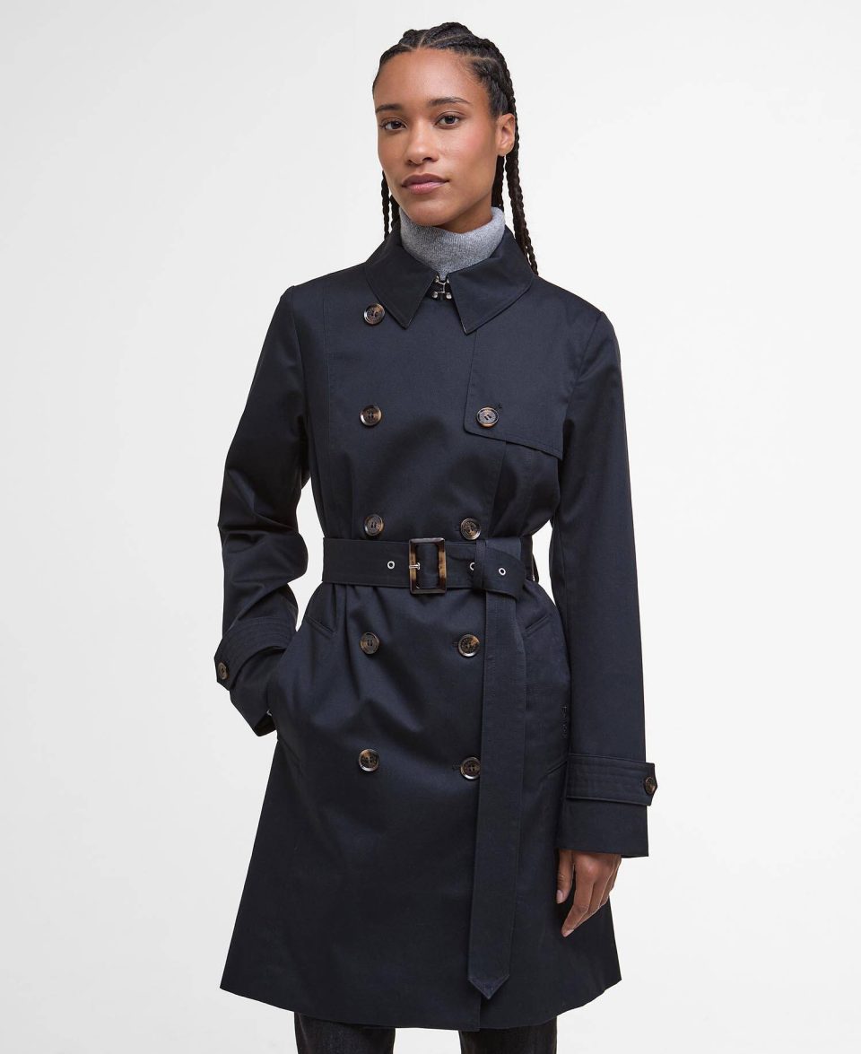 Short Greta Showerproof Trench Coat