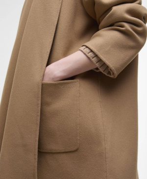 Clementine Wool Scarf Coat