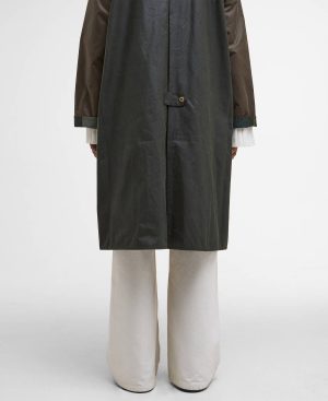 Evette Waxed Car Coat
