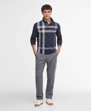 Blaine Tartan Long-Sleeved Polo Shirt