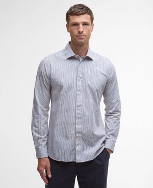 Carlton Tattersall Tailored Long-Sleeved Shirt