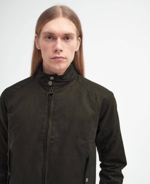 Barbour x Baracuta Porton Waxed Harrington Jacket