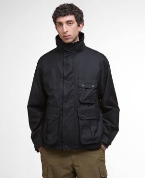 Re-Engineered Utility Bedale Waxed Jacket